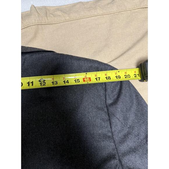 Prada Blazer Mens 54R Gray Wool Two Button Notch Lapel Made in Italy A38824 - Picture 15 of 16